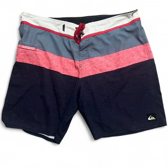 Quiksilver Other - Quiksilver Everyday Blocked Men's Red and Blue Board Shorts